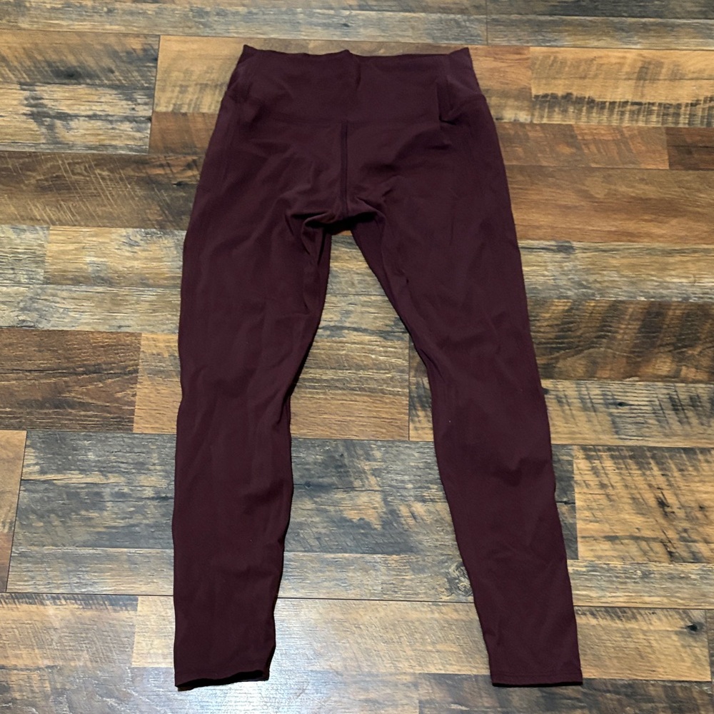American Giant Deep Burgundy Leggings